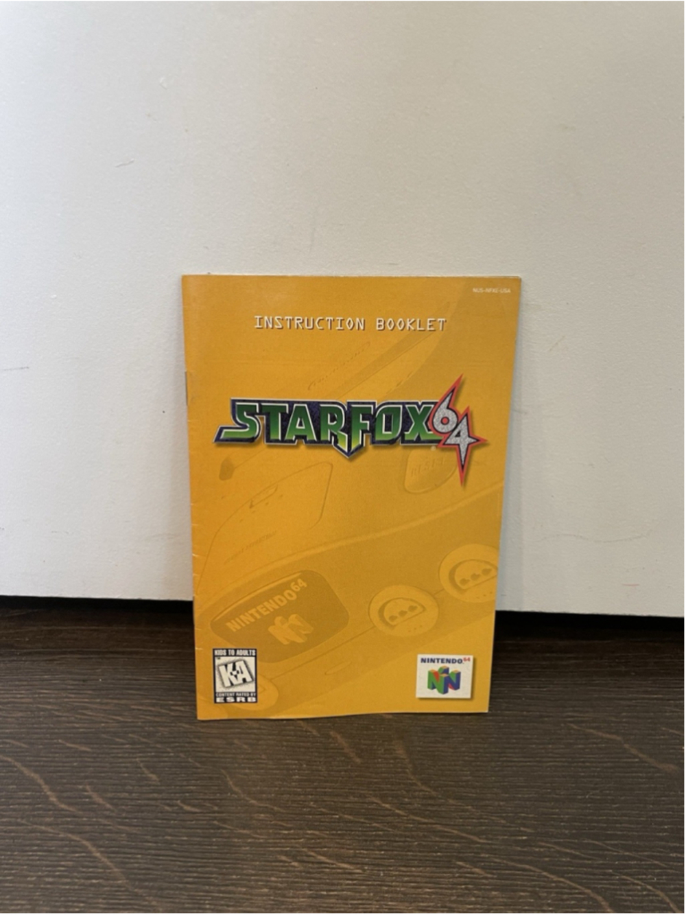 Star Fox 64 (Nintendo 64) N64 Instruction Manual/Booklet *ONLY* No Game